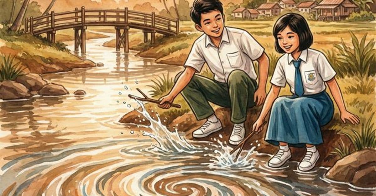 Air dicincang tidak akan putus