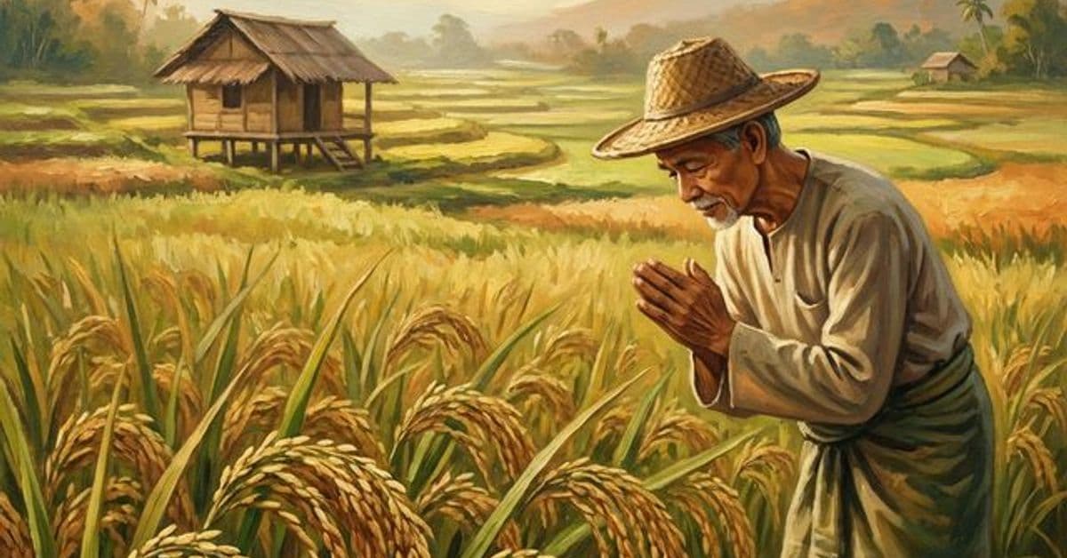 Resmi padi, semakin berisi semakin tunduk